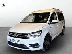 Vit Begagnad 2018 VW Caddy Maxi Comfortline Minibuss | 229 900 kr