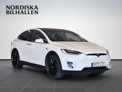 Vit Begagnad 2019 Tesla Model X Performance SUV | 489 795 kr (Bra pris)