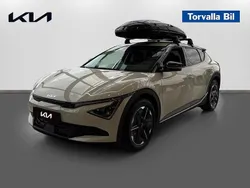Grå Ny 2024 Kia EV6 3 SUV | 595 400 kr (Bra pris)