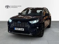 Blå Begagnad 2019 Toyota RAV4 Hybrid Style SUV | 274 900 kr (Bra pris)