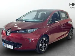 Mörkröd (red) Begagnad 2019 Renault Zoe Halvkombi | 99 000 kr (Marknadspris)