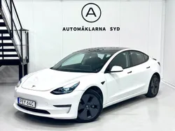 Vit Begagnad 2021 Tesla Model 3 Long Range Sedan | 269 900 kr (Bra pris)