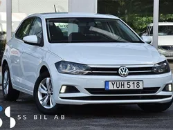 Vit Begagnad 2018 VW Polo Beats Halvkombi | 144 900 kr (Marknadspris)
