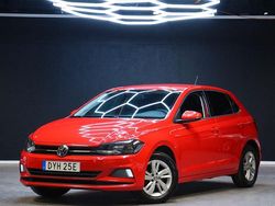 Röd Begagnad 2019 VW Polo Halvkombi | 129 900 kr (Marknadspris)