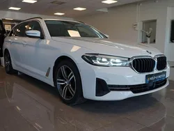 Vit Begagnad 2021 BMW 520 Sport Line Kombi | 319 000 kr (Marknadspris)