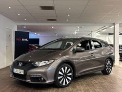 Ljusbrun Begagnad 2014 Honda Civic Sport Kombi | 79 900 kr (Marknadspris)