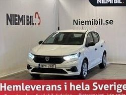 Vit Begagnad 2021 Dacia Sandero Halvkombi | 124 900 kr (Marknadspris)