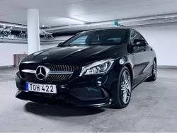 Svart Begagnad 2018 Mercedes CLA200 AMG Sportkupé | 245 000 kr (Marknadspris)