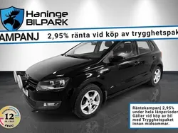 Svart Begagnad 2010 VW Polo Halvkombi | 59 900 kr (Marknadspris)