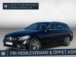 Svart Begagnad 2019 Mercedes C220 AMG line Kombi | 209 900 kr (Bra pris)