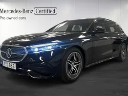Svart Begagnad 2023 Mercedes E300 AMG Kombi | 599 000 kr (Marknadspris)
