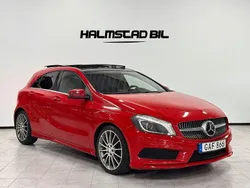 Röd Begagnad 2015 Mercedes A180 AMG line Halvkombi | 132 500 kr (Bra pris)