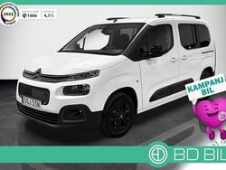 Vit Begagnad 2022 Citroën e-Berlingo Shine Minibuss | 239 900 kr (Marknadspris)