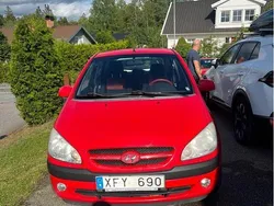 Röd Begagnad 2005 Hyundai Getz Sport Halvkombi | 18 000 kr (Marknadspris)
