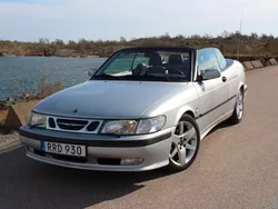 Grå Begagnad 2000 Saab 9-3 Cabriolet Cab | 74 000 kr (Marknadspris)
