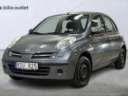 Mörkgrå Begagnad 2007 Nissan Micra Halvkombi | 24 900 kr (Marknadspris)