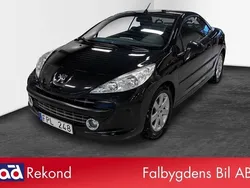 Svart Begagnad 2007 Peugeot 207 CC Cab | 44 900 kr (Marknadspris)