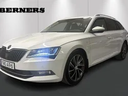 Vit Begagnad 2018 Skoda Superb LAURIN & KLEMENT Kombi | 189 900 kr (Marknadspris)
