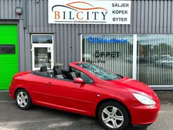 Röd Begagnad 2005 Peugeot 307 CC Cab | 37 900 kr (Marknadspris)