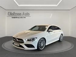 Vit Begagnad 2019 Mercedes CLA200 Shooting Brake AMG Kombi | 314 900 kr (Marknadspris)