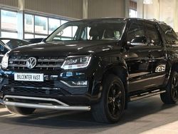 Svart (svart metallic) Begagnad 2018 VW Amarok Aventura Pickup | 259 000 kr (Marknadspris)