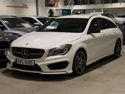 Vit Begagnad 2015 Mercedes CLA220 Shooting Brake AMG Kombi | 199 800 kr (Marknadspris)