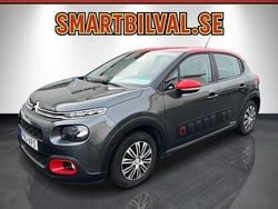 Grå Begagnad 2017 Citroën C3 PureTech Halvkombi | 99 900 kr (Bra pris)