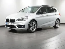 Silver Begagnad 2014 BMW 218 Active Tourer Sport Line Minibuss | 129 800 kr (Marknadspris)
