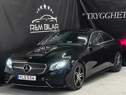 Svart Begagnad 2017 Mercedes E220 AMG Sportkupé | 339 800 kr (Marknadspris)