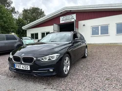 Svart Begagnad 2015 BMW 320 Sport Line Kombi | 169 000 kr (Marknadspris)