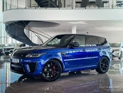 Blå Begagnad 2018 Land Rover Range Rover Sport SVR SUV | 889 000 kr (Lite dyr)