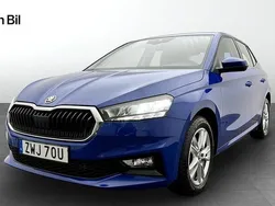 Blå Begagnad 2022 Skoda Fabia Style Halvkombi | 213 500 kr (Marknadspris)