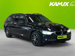 Svart Begagnad 2015 BMW 320 Sport Line Kombi | 208 900 kr (Marknadspris)