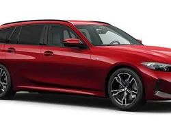 Röd (fire red metallic) Ny 2025 BMW 330e Comfort Edition Kombi | 682 400 kr (Marknadspris)