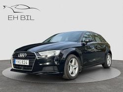 Svart Begagnad 2018 Audi A3 Sportback Proline Halvkombi | 149 900 kr (Marknadspris)