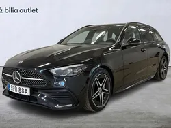 Svart Begagnad 2023 Mercedes C220 AMG line Kombi | 409 000 kr (Superpris)