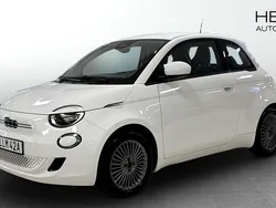 Vit (white) Begagnad 2021 Fiat 500e Icon Halvkombi | 159 900 kr (Superpris)