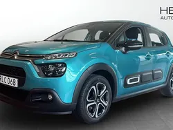 Blå (blue) Begagnad 2022 Citroën C3 Feel Halvkombi | 139 900 kr (Marknadspris)