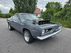 Grå Begagnad 1968 Plymouth Barracuda | 395 000 kr