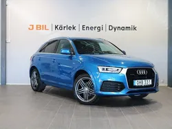 Blå Begagnad 2016 Audi Q3 S-Line SUV | 244 900 kr (Dyr)