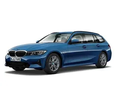 Blå Begagnad 2021 BMW 330e Sport Line Kombi | 309 500 kr (Bra pris)