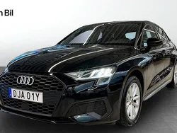 Svart Begagnad 2022 Audi A3 Sportback Proline Halvkombi | 259 000 kr (Marknadspris)