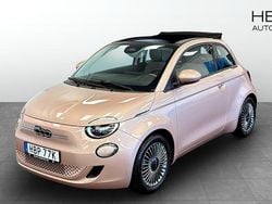Röd (pink) Begagnad 2022 Fiat 500e Icon Cab | 219 900 kr (Marknadspris)