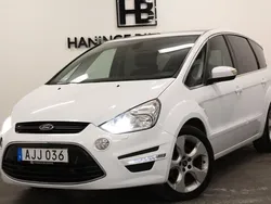 Vit Begagnad 2015 Ford S-MAX Business Edition Minibuss | 129 900 kr (Marknadspris)