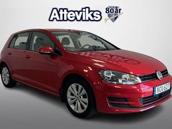 Röd Begagnad 2016 VW Golf VII Halvkombi | 119 000 kr (Marknadspris)