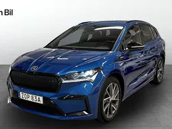 Blå Begagnad 2021 Skoda Enyaq iV SportLine SUV | 414 900 kr (Lite dyr)