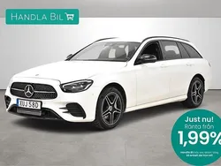Vit Begagnad 2022 Mercedes E300 AMG line Kombi | 439 900 kr
