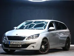 Ljusgrå (grå) Begagnad 2015 Peugeot 308 Active Kombi | 69 900 kr (Marknadspris)