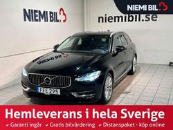 Svart Begagnad 2018 Volvo V90 Inscription Kombi | 269 900 kr (Marknadspris)