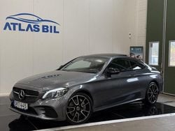 Grå Begagnad 2018 Mercedes C400 AMG line Sportkupé | 399 900 kr